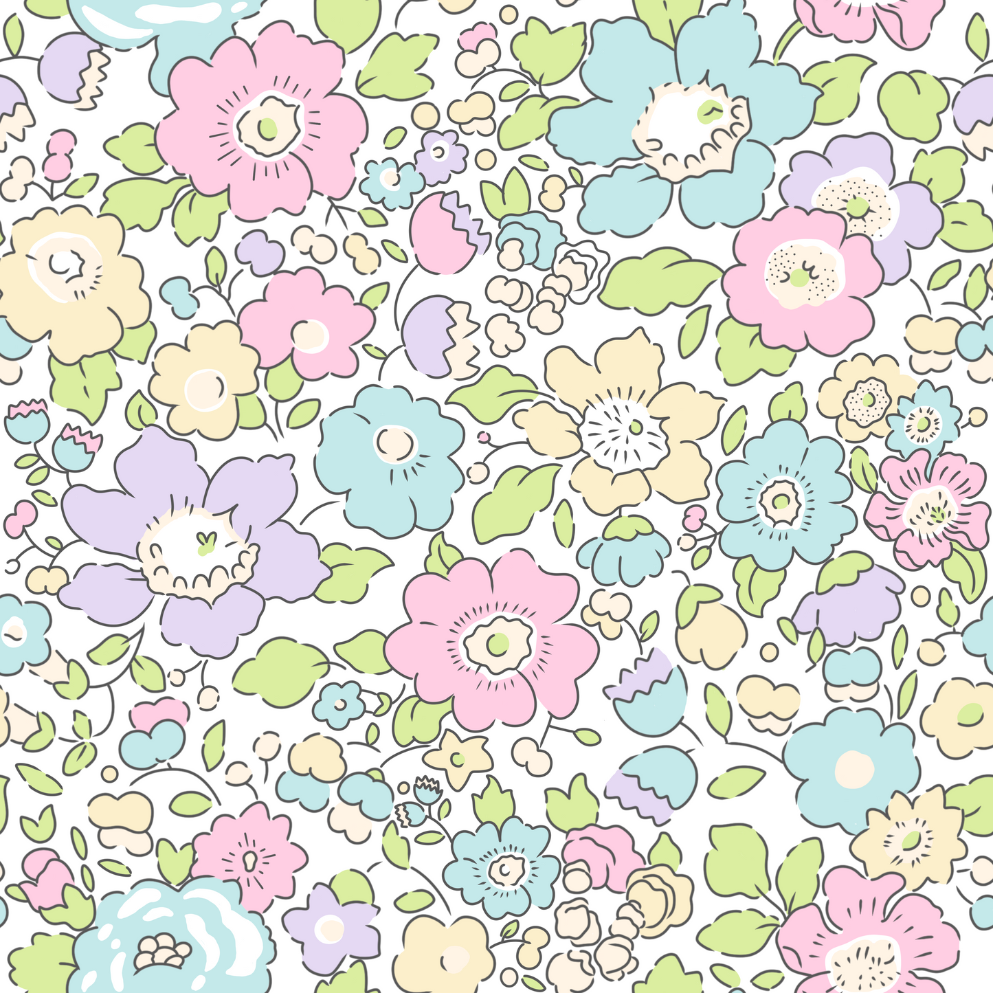 MPB Ditsy Floral Pastels