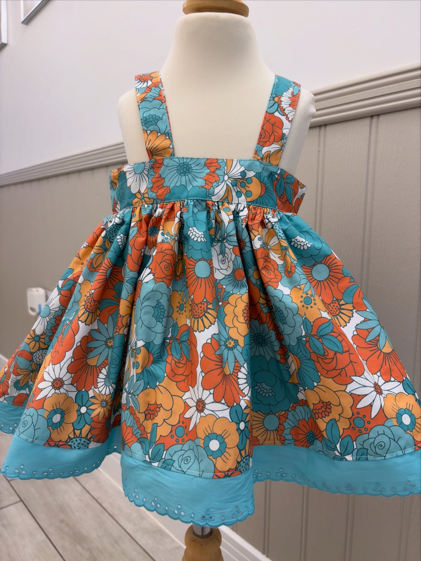 Honey tropical dress (3-4)