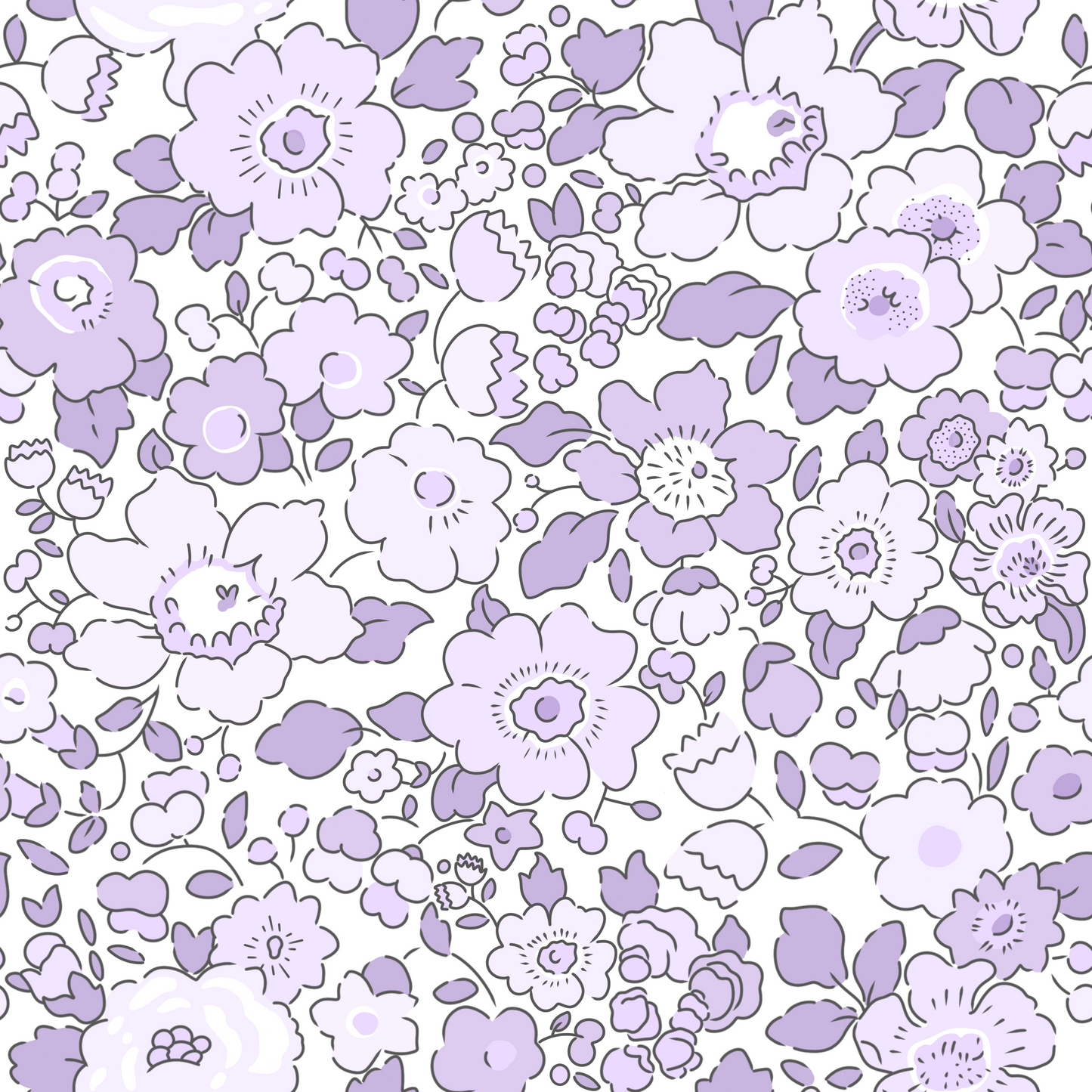 MPB Ditsy Floral Lilac