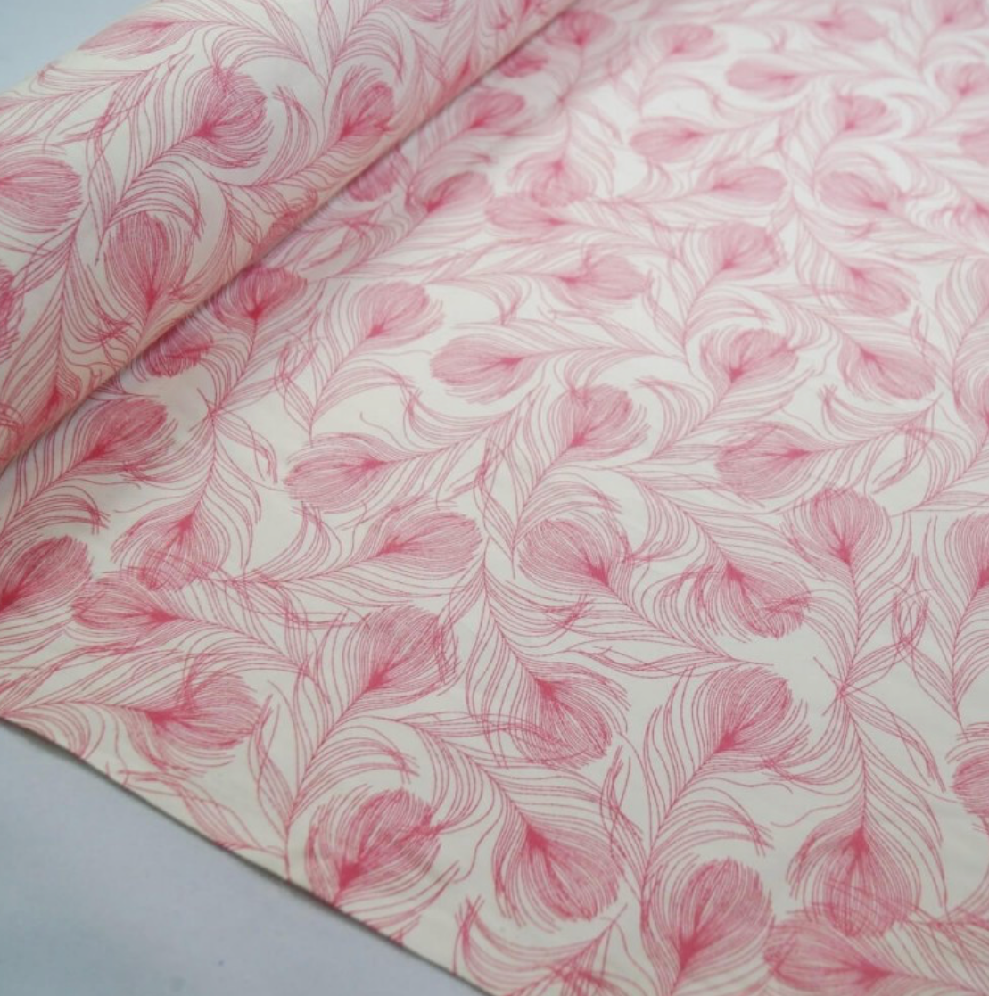 Pink feathers