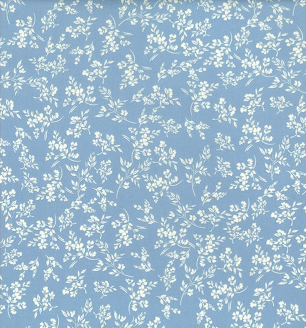 Blue ditsy floral
