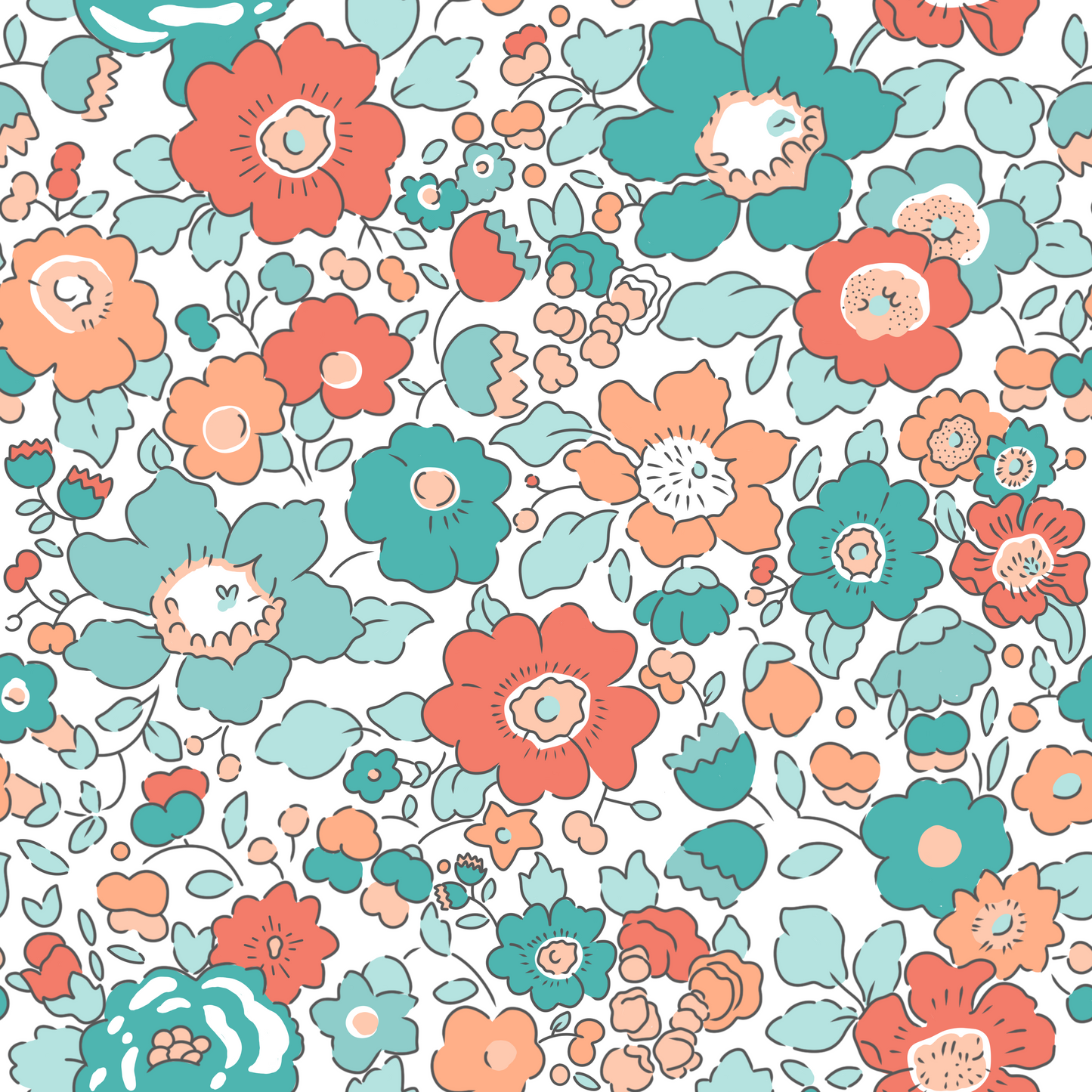 MPB Ditsy Floral Tropicana
