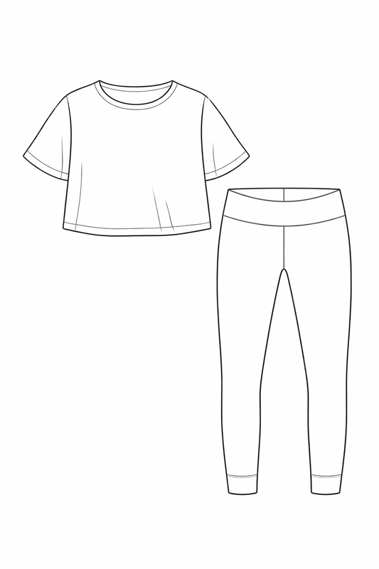 Pads Jersey Leggings Set