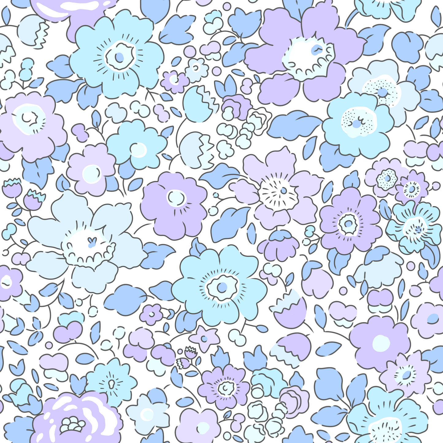 MPB Ditsy Floral Forget Me Not