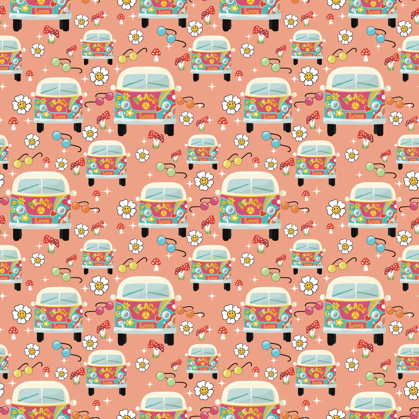 Campervan peach