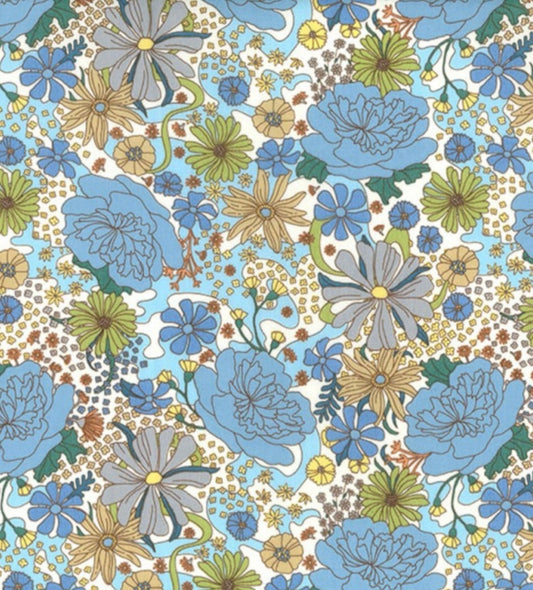 Blue Peonies