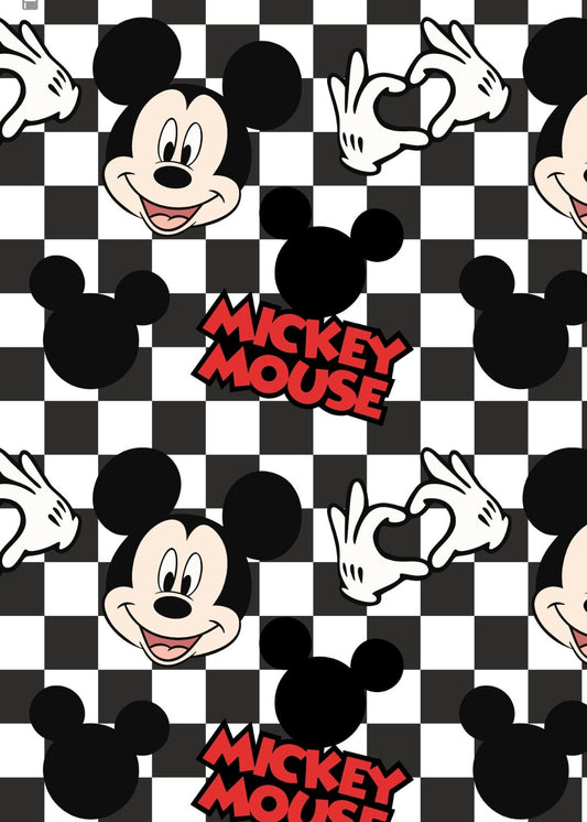 Mickey black and white
