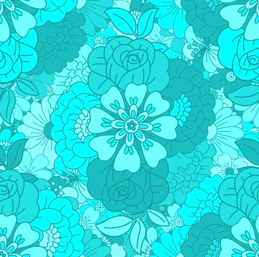MPB Electric Blue Floral