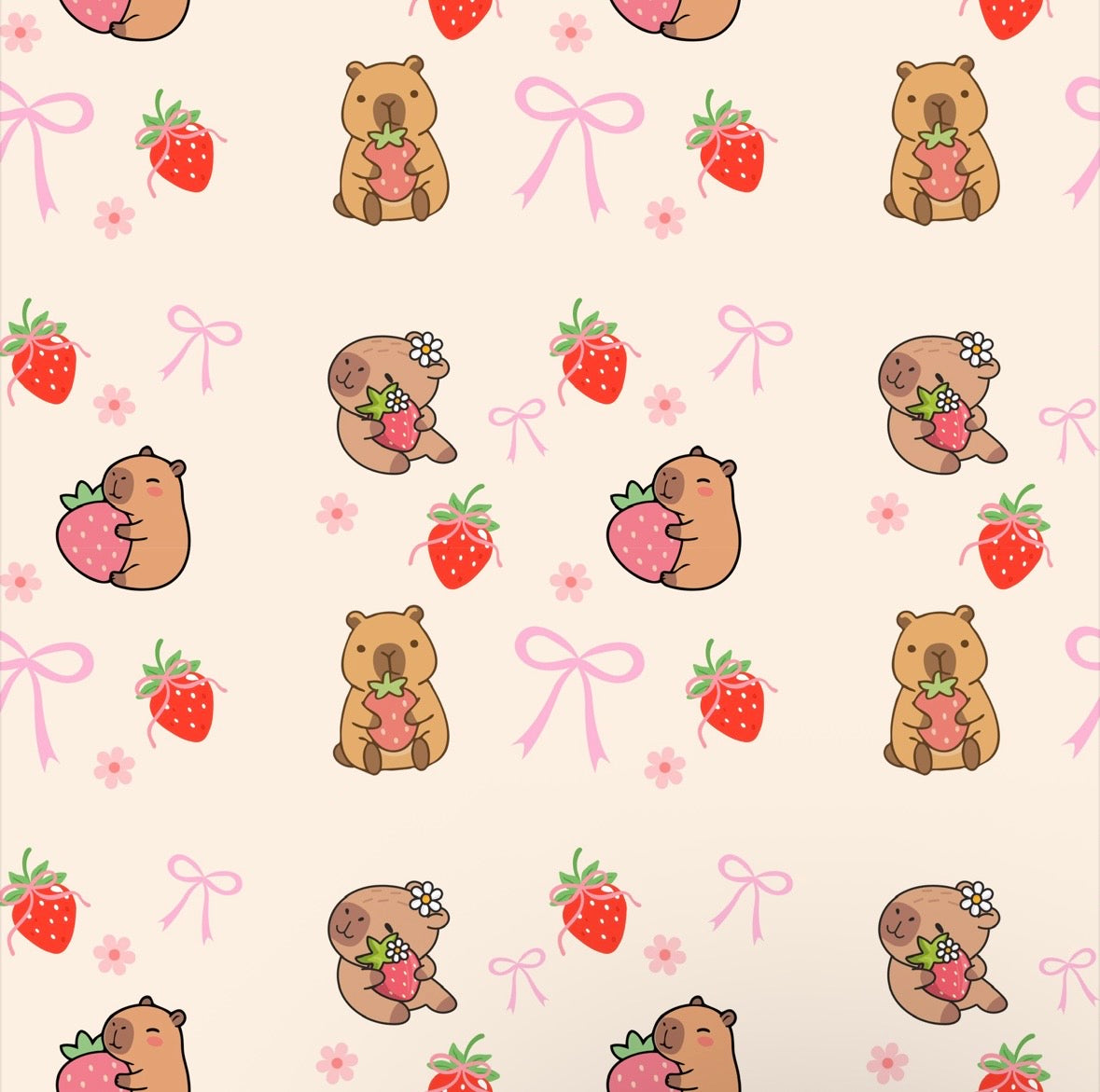 Capybara strawberries