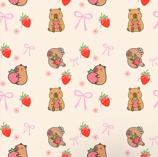 Capybara strawberries