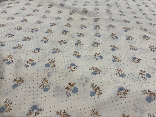 Blue vintage ditsy florals