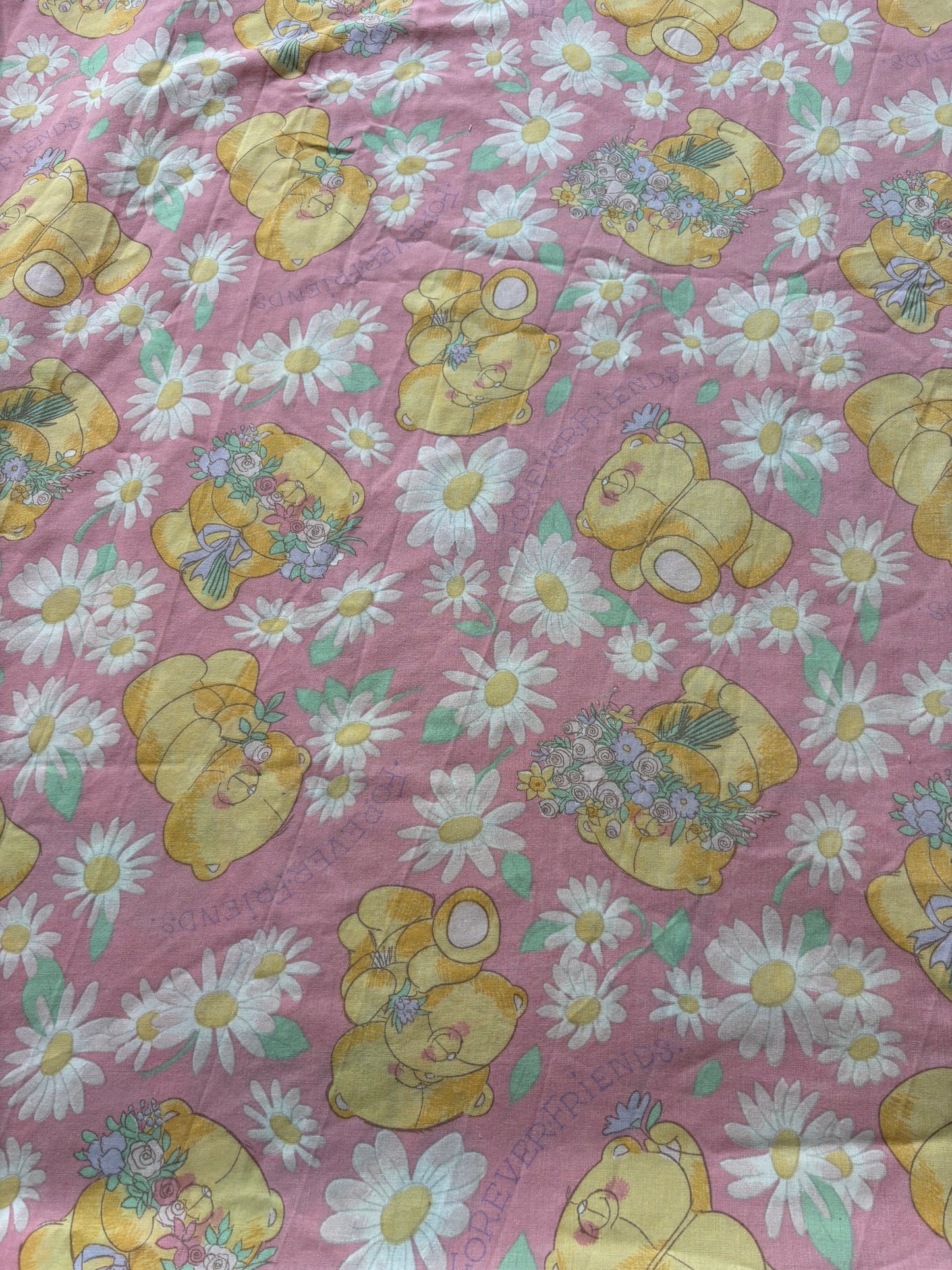 Forever friends vintage fabric