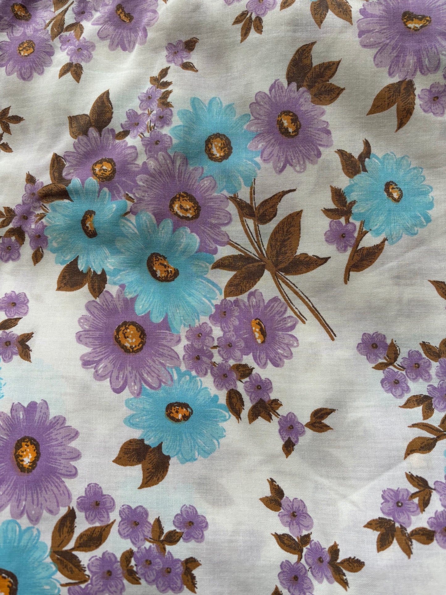 Puple/ blue vintage floral