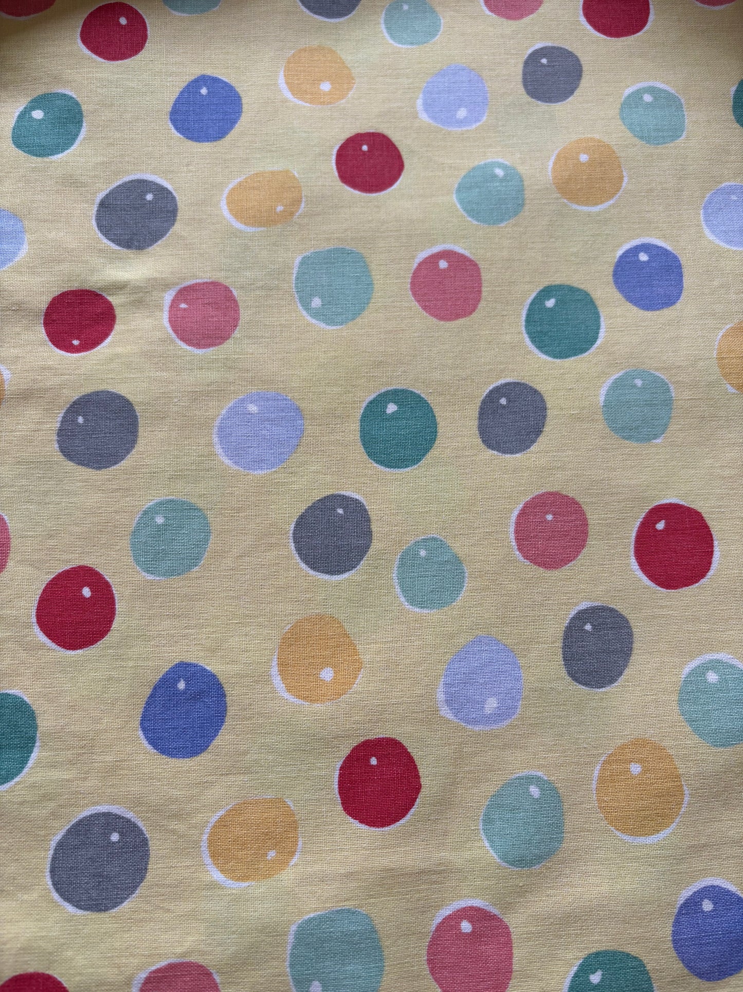 Retro yellow spots