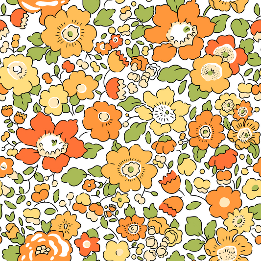 MPB Ditsy Floral Orange