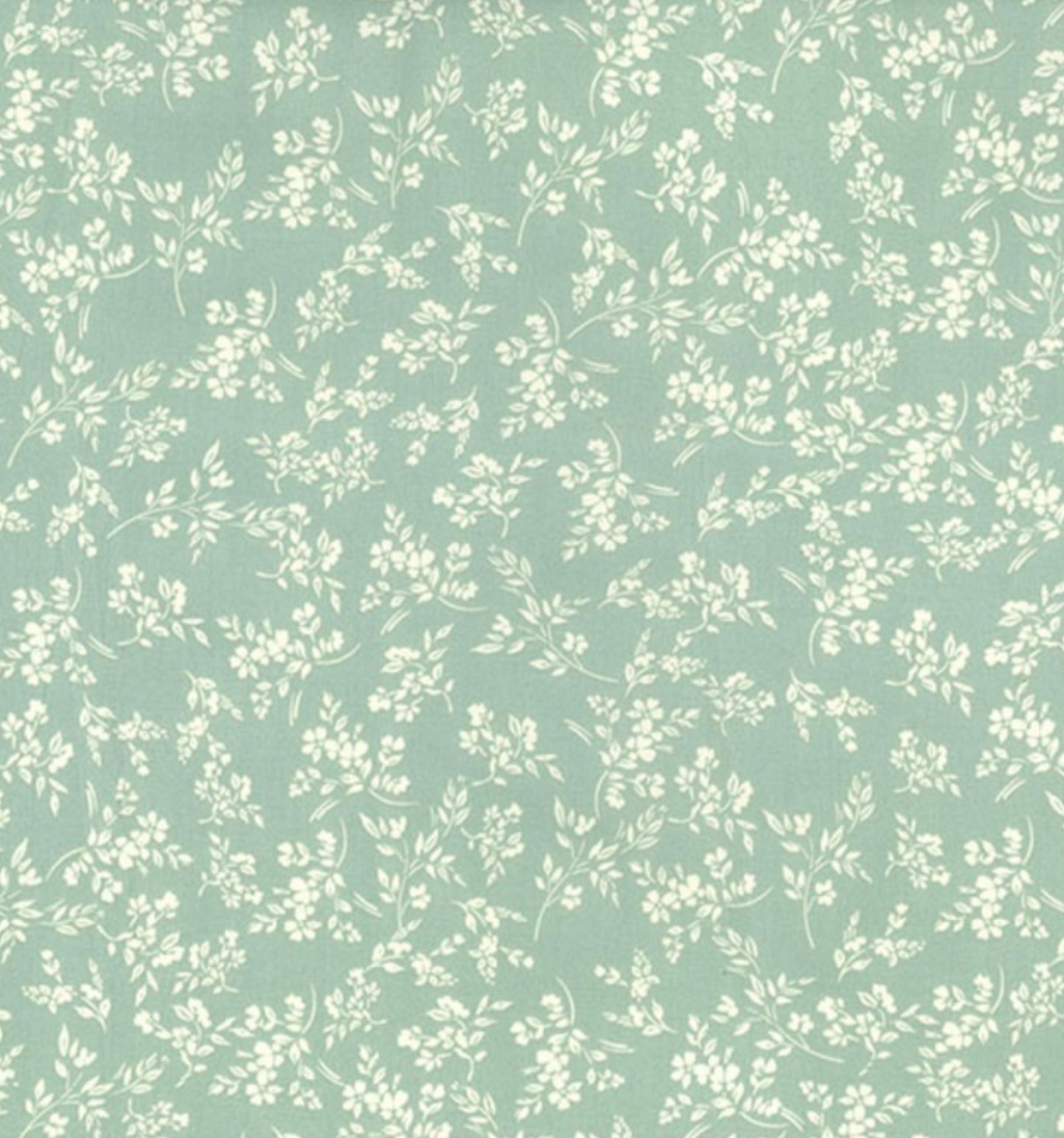 Mint ditsy floral
