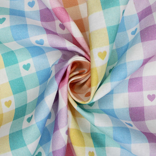 Multi pastel hearts