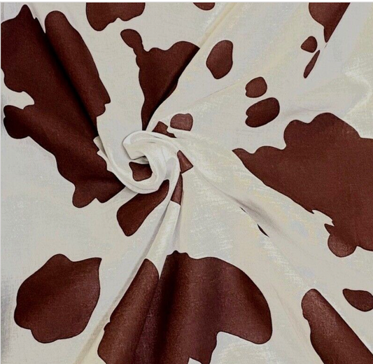 Brown Cow Print