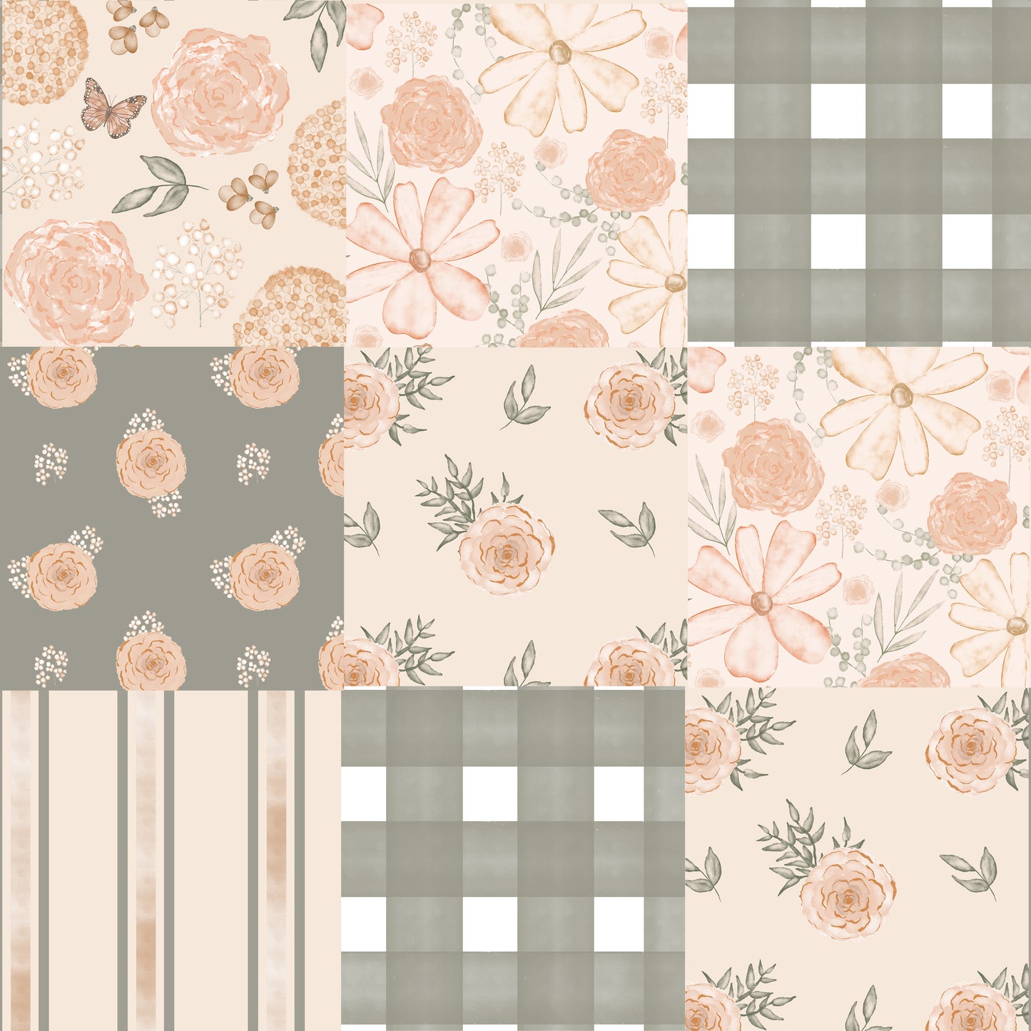 Fall Patchwork Neutral
